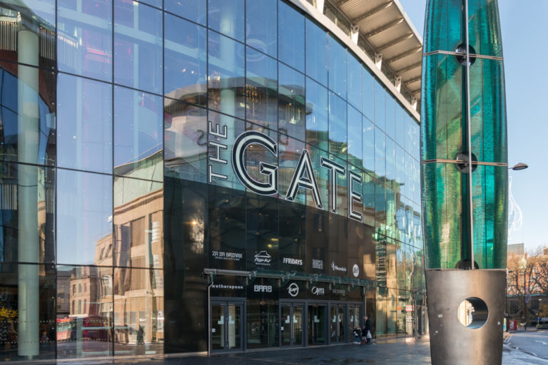 The Gate Newcastle Signage